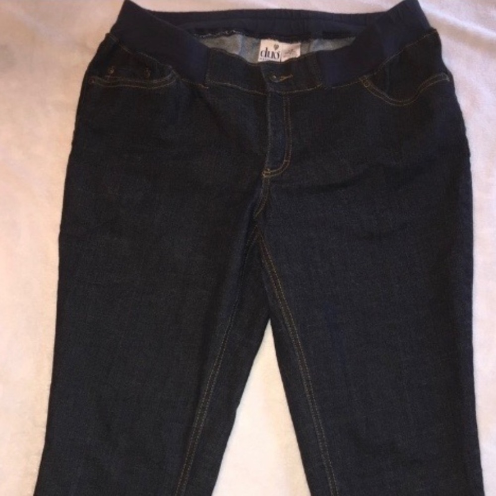 Women’s duo maternity denim capris